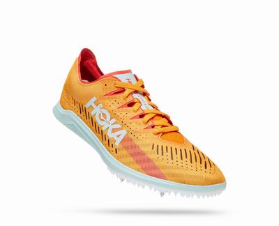 Hoka One One All Gender Cielo X LD Spikes Yellow/Brown (HO4927) Australia